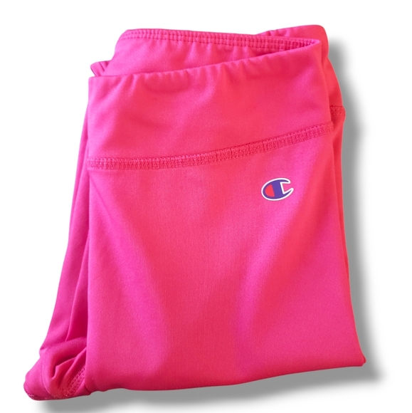 Girls size large Champion Leggings , new without tag, bright pink leggings - Picture 8 of 8